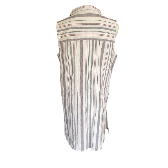 NWT Sigrid Olson Shift Dress Cotton Tunic Beach Cover Up Coastal Size Medium - Picture 4 of 8